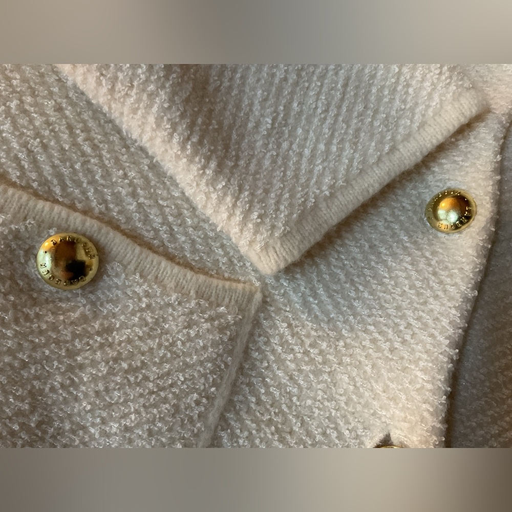 Barbour Celeste Cardigan, Cream, US4/UK8 - Picture 6 of 11